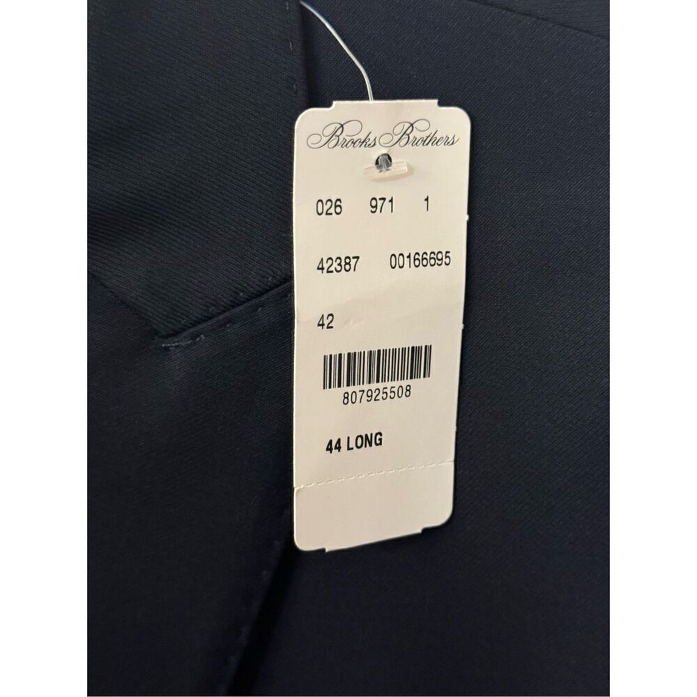 Brooks Brothers x NetJets Jacket Uniform Blazer Wool Blend Navy Blue Men 44L NWT - Picture 3 of 9
